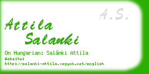 attila salanki business card