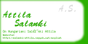 attila salanki business card